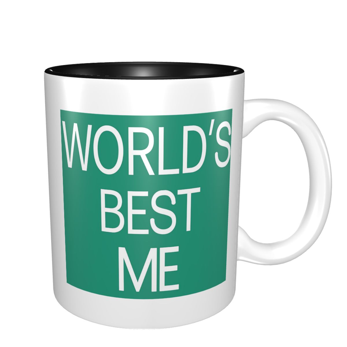 Coffee Tea Me - World's Best Me Mug Funny Ceramic