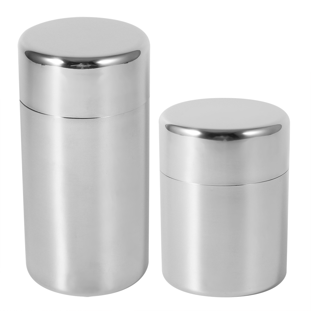 Coffee Tea Sugar - Stainless Steel Tea Leaf Tins Canister