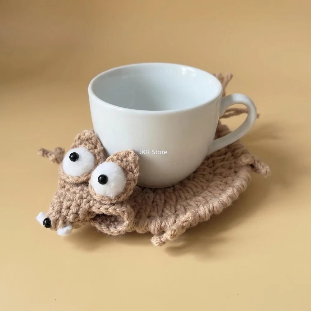 Animal Crochet Cup Coaster Han - đánh giá và giá Coffee Tea Station