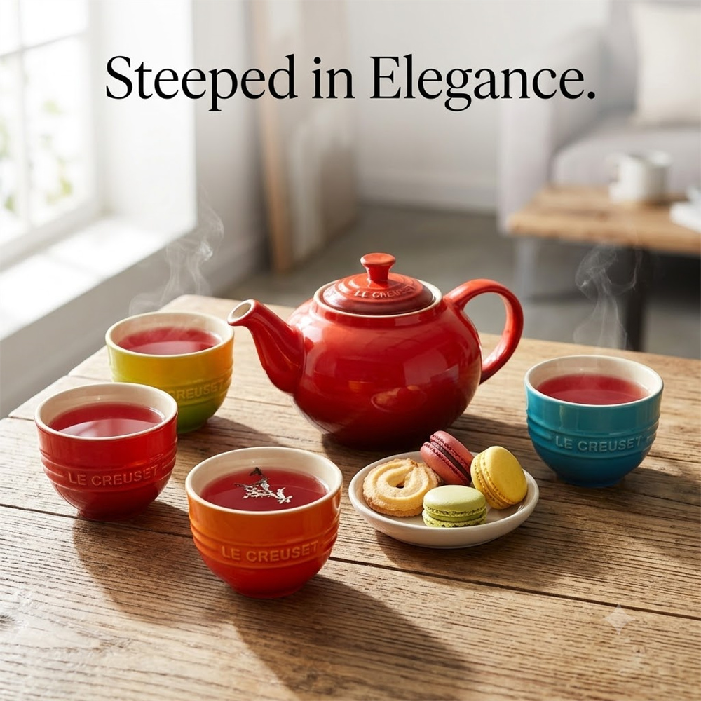 5 Set Le Creuset Chip-Resistan - đánh giá và giá Coffee Tea Organizer
