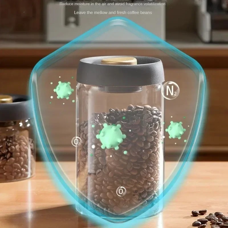 Manual Vacuum Sealed Coffee Ja - đánh giá và giá Coffee Tea Organizer