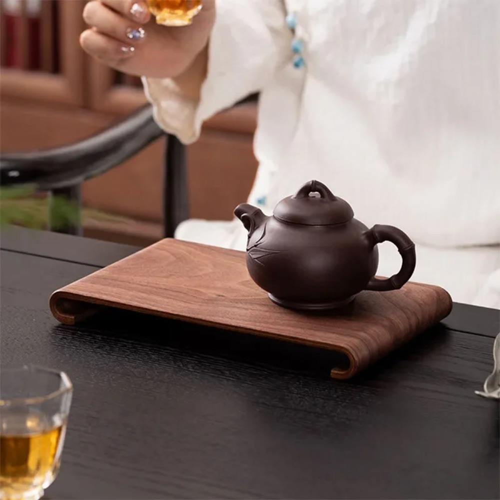 Wooden Coffee Tea Tray Rectang - đánh giá và giá Coffee Tea Station