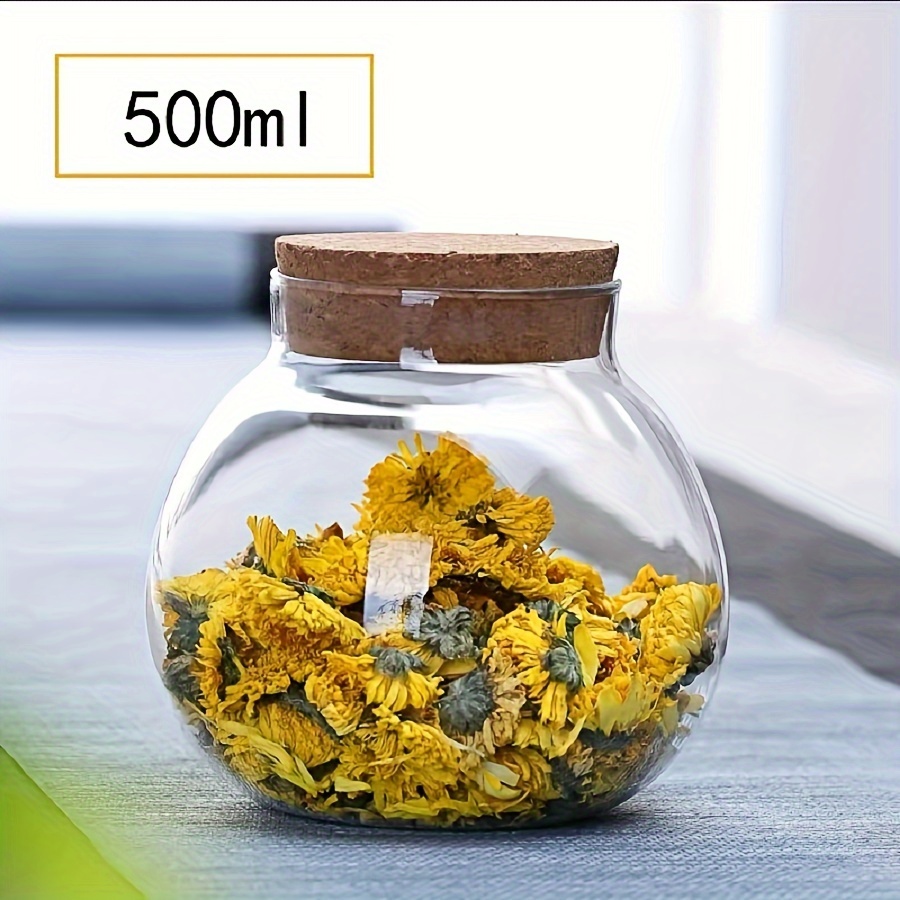 500ML Clear Glass Storage Cani - đánh giá và giá Coffee Tea Sugar Canisters