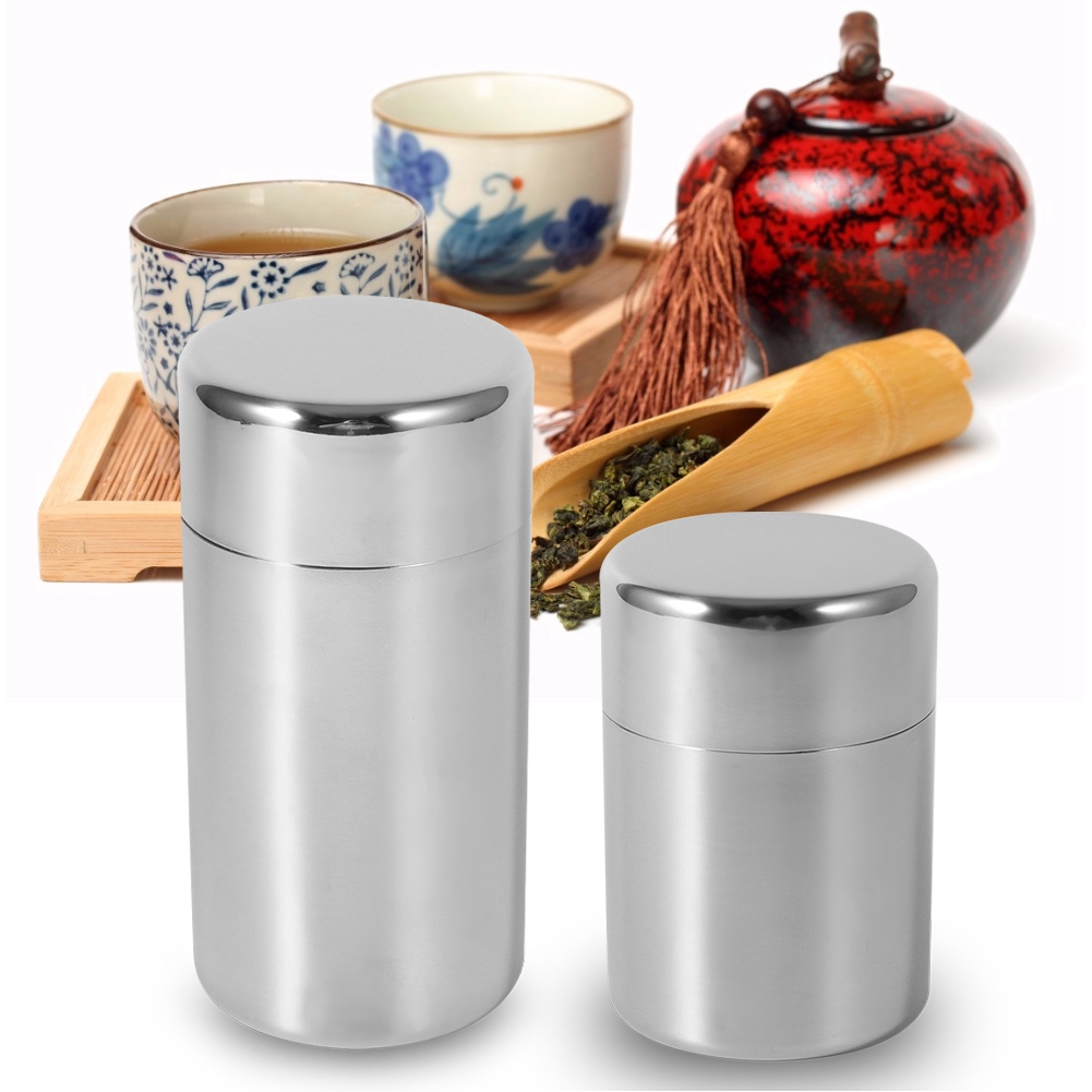 Stainless Steel Tea Leaf Tins  - đánh giá và giá Coffee Tea Sugar