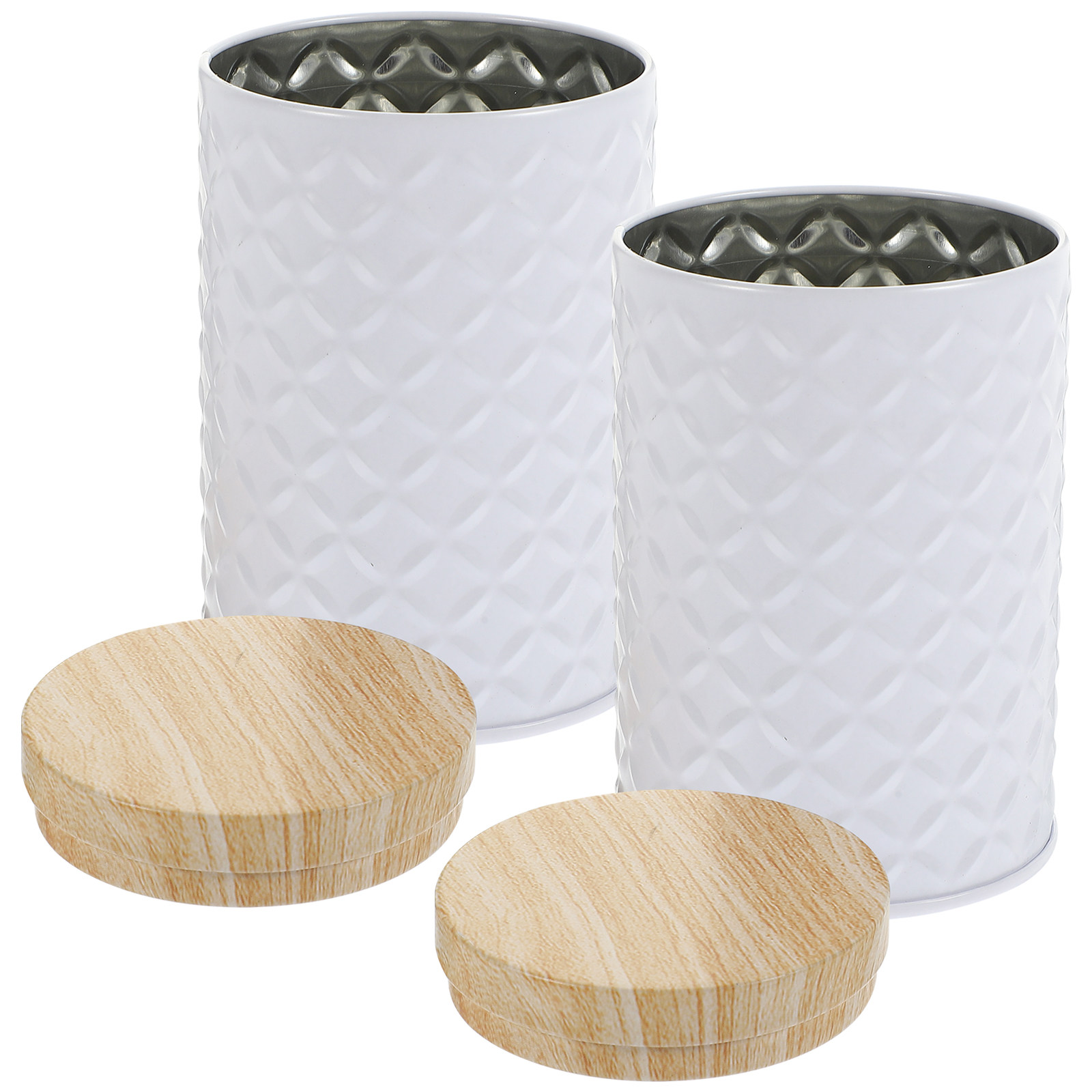 2Pcs Food Grade Tinplate Stora - đánh giá và giá Coffee Tea Sugar