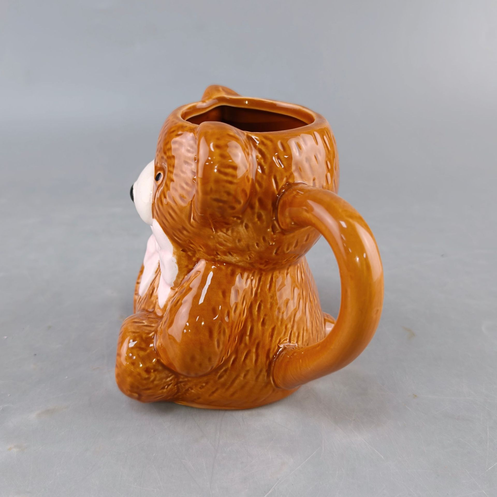 Pink Bowknot Brown Bear Cerami - đánh giá và giá Best Tea Coffee
