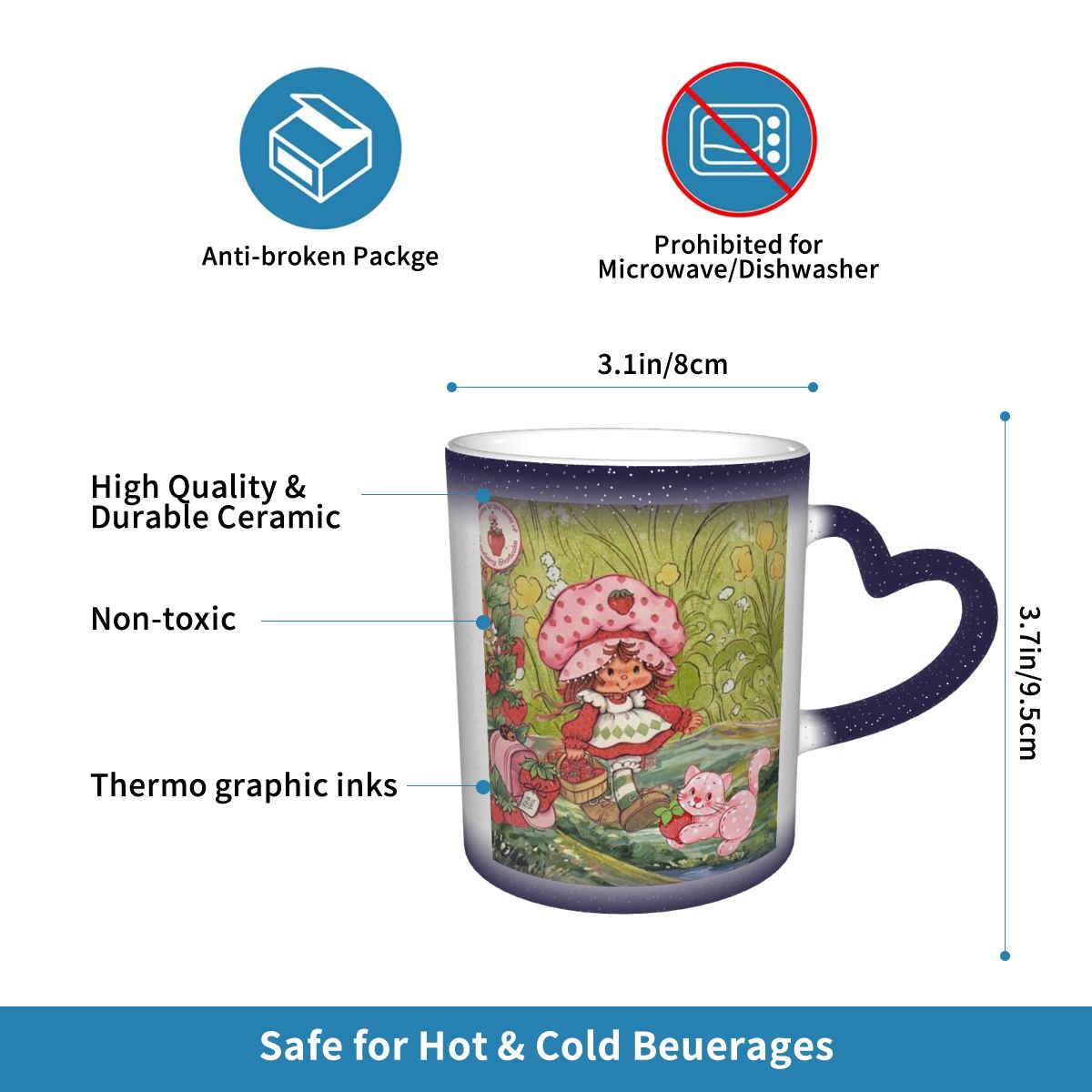 Like Strawberry ShortCake Mug  - đánh giá và giá Coffee Tea Like