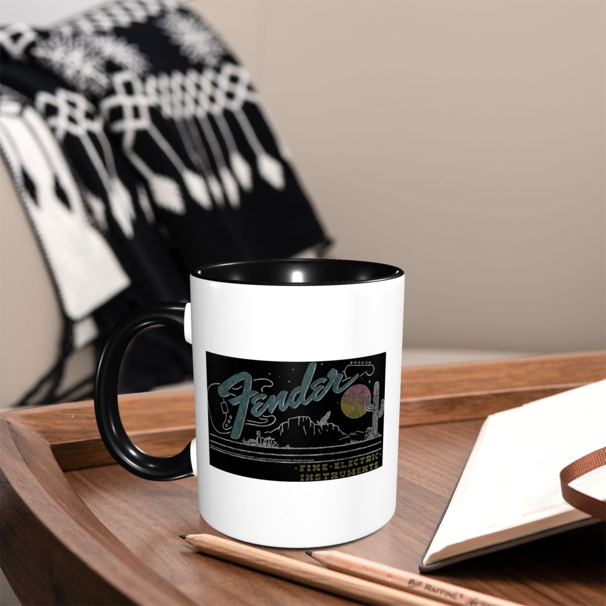 Company 90s Jazz Fender Guitar - đánh giá và giá Coffee Tea And Company