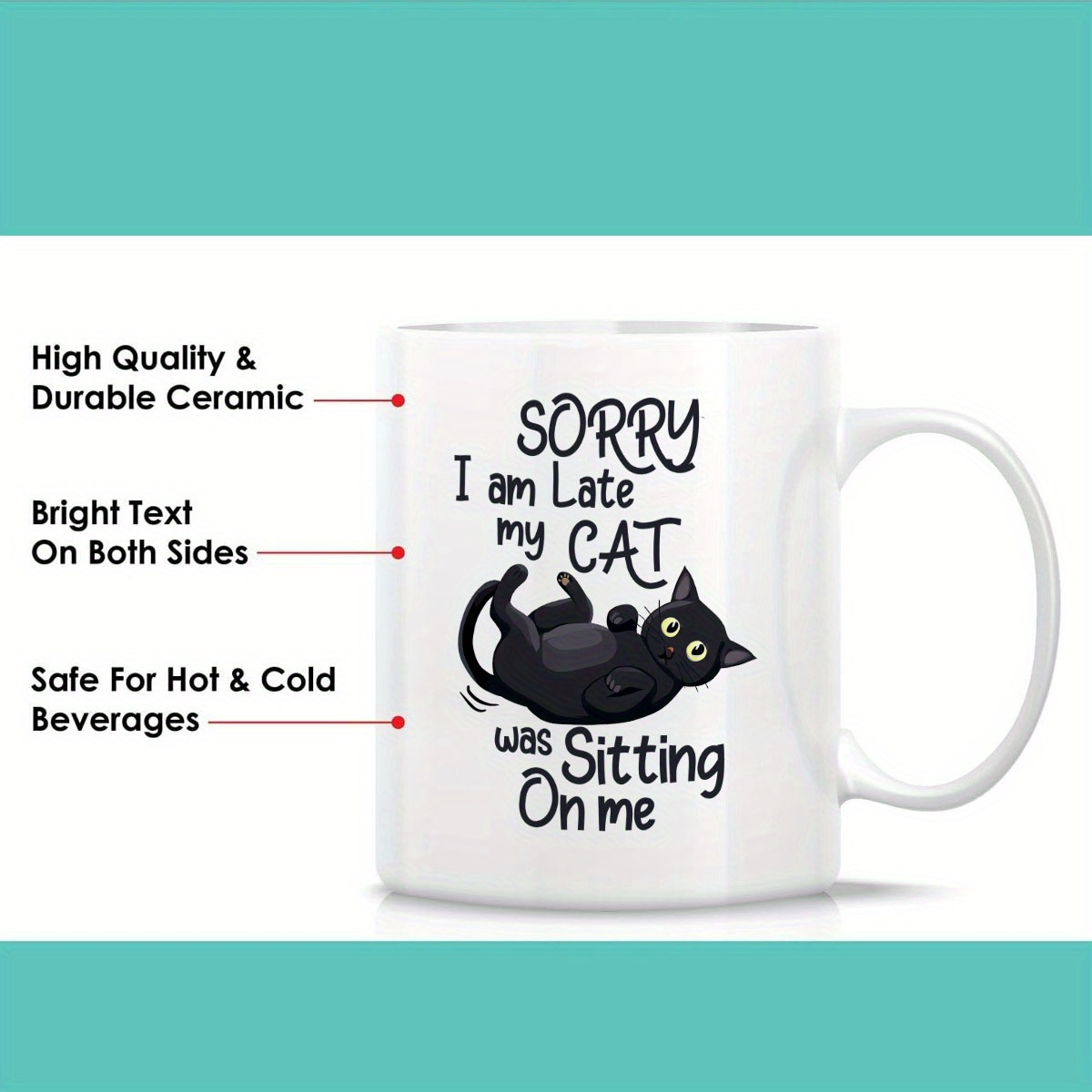 1 Funny Cat Shaped Ceramic Mug - đánh giá và giá Coffee Tea Me
