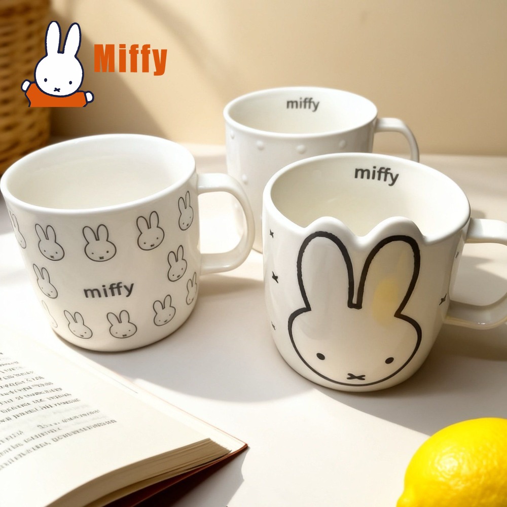 Kawaii Miffy Ceramic Mug Cute  - đánh giá và giá Coffee Tea Good Morning