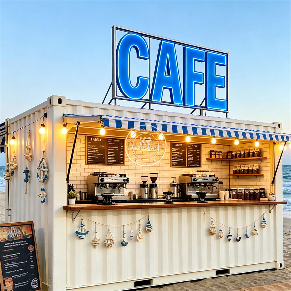 Outdoor Mobile Food Container  - đánh giá và giá Tea Coffee Set Up