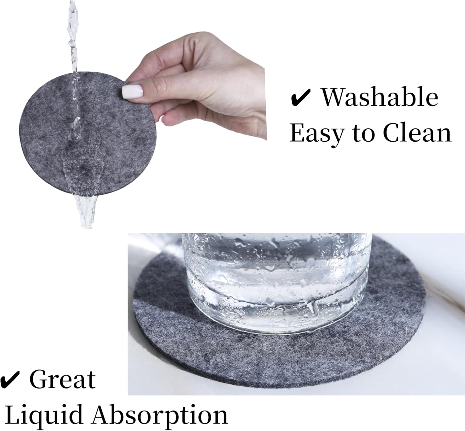 10pcs Round Felt Coaster Dinin - đánh giá và giá Coffee Tea Station