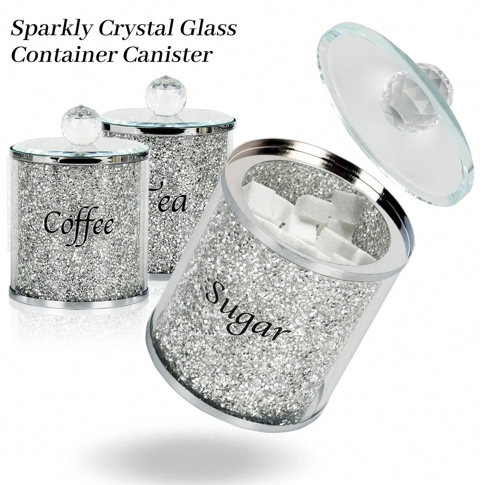 Coffee Sugar Tea Canister Set  - đánh giá và giá Coffee Tea Sugar