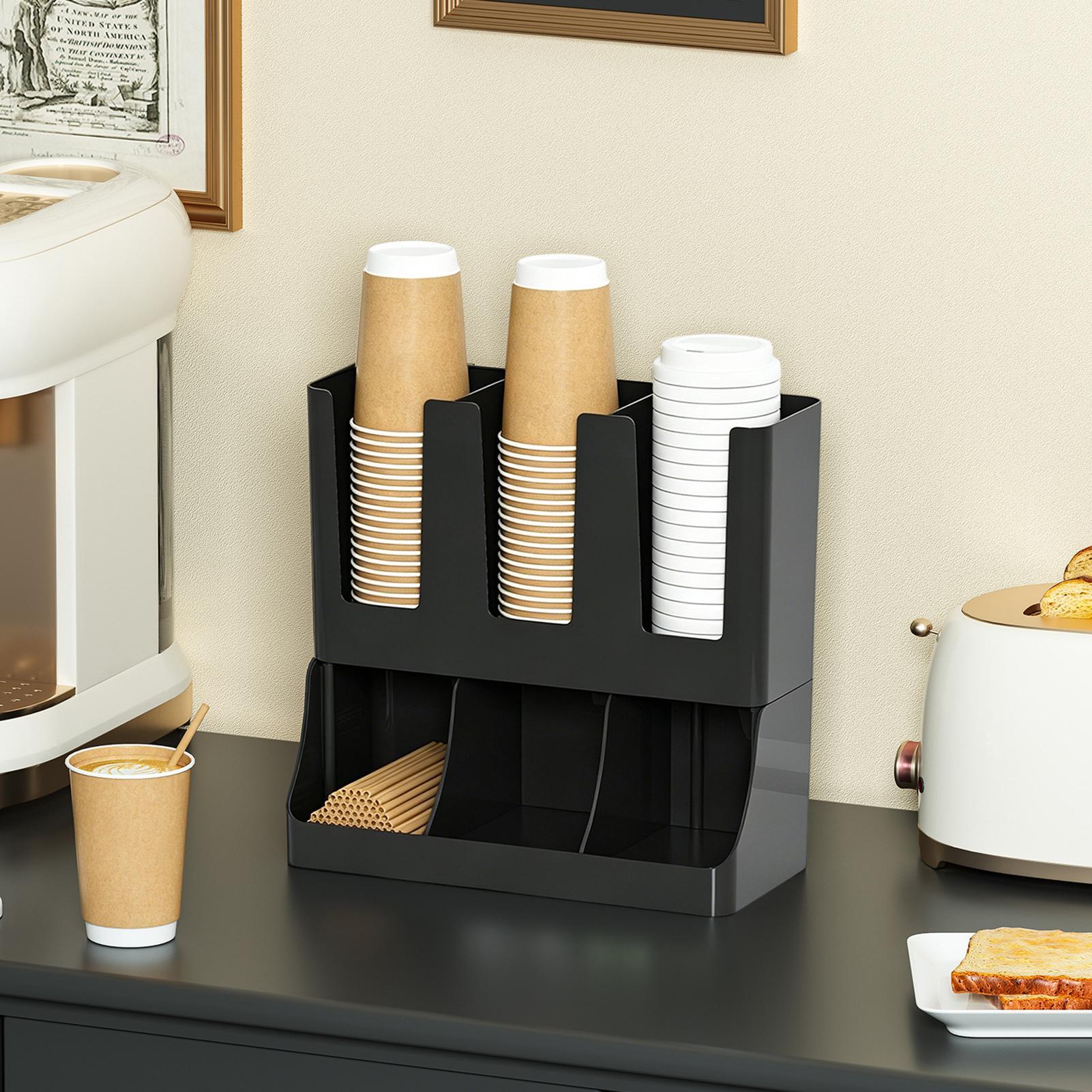 Coffee Organizer Station 6-Com - đánh giá và giá Tea Coffee Set Up