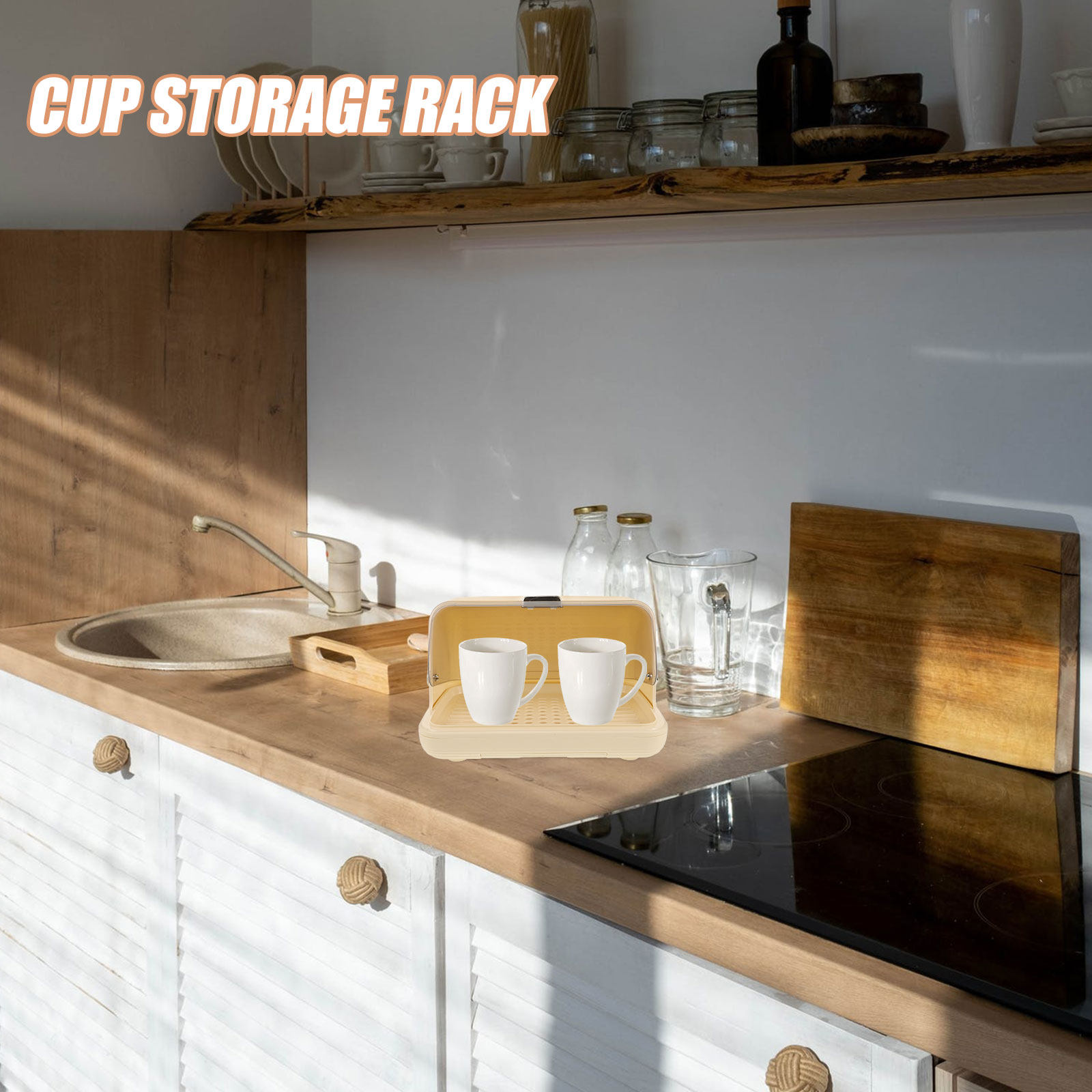 Cup Storage Organizer Box Desk - đánh giá và giá Coffee Tea Organizer