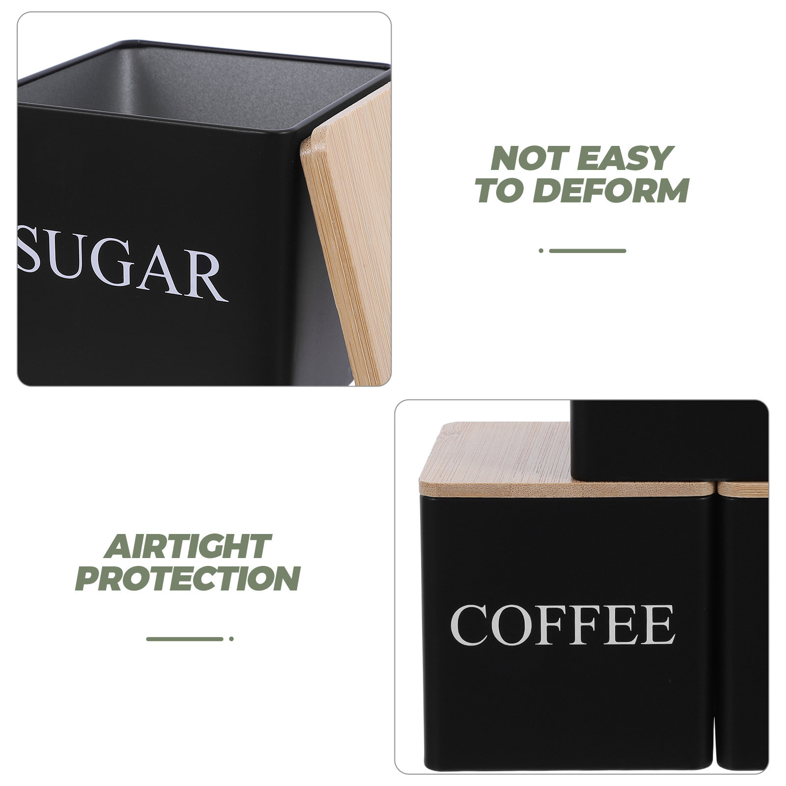 3Pcs Metal Tea Coffee Sugar Ca - đánh giá và giá Coffee Tea Sugar